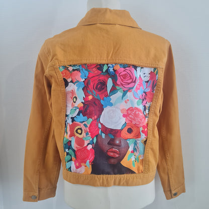 Veste en jean Flowerful