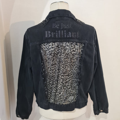 Veste en jeans sequin