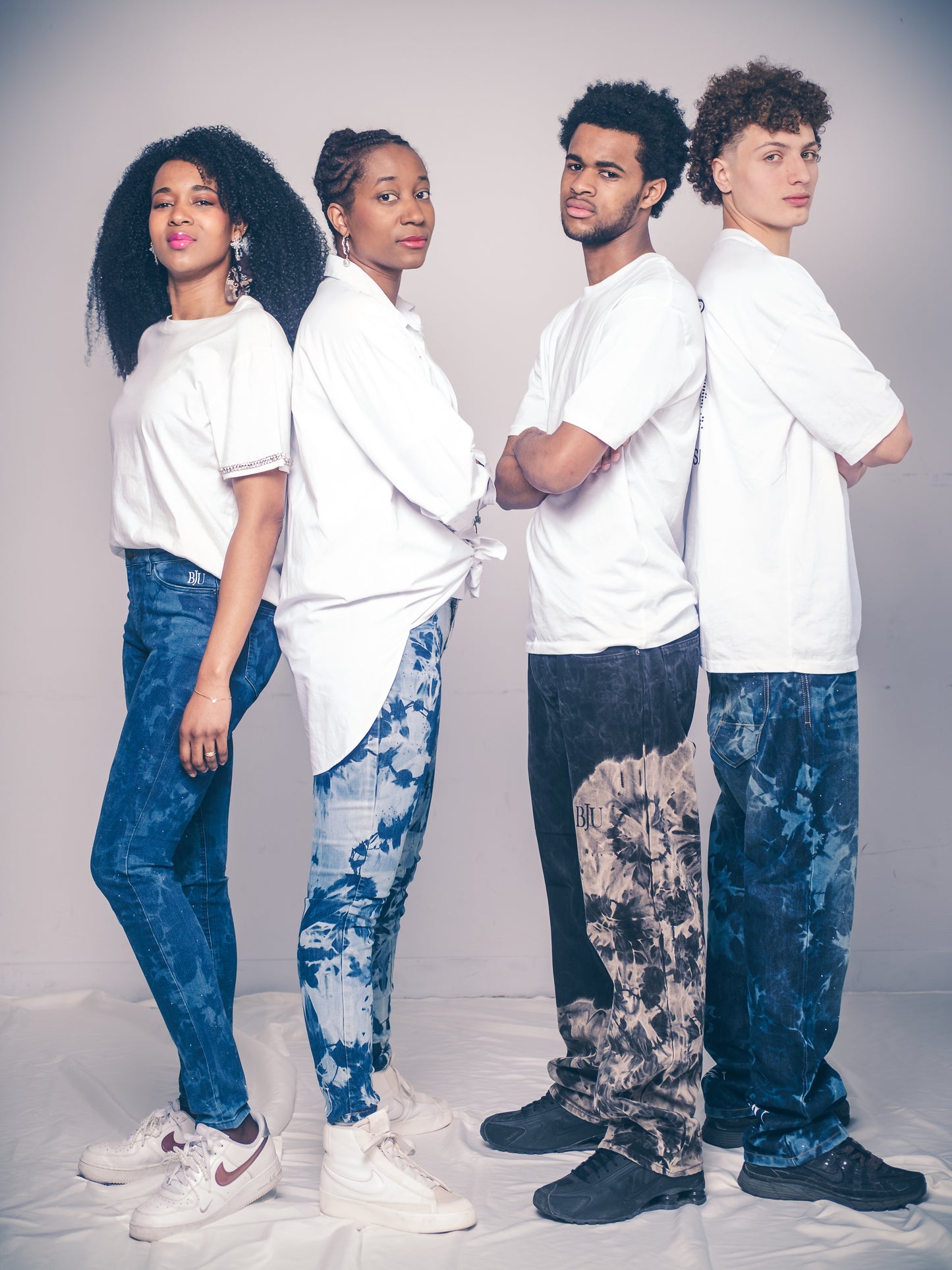 Jeans Bleu Délavé Artisanal