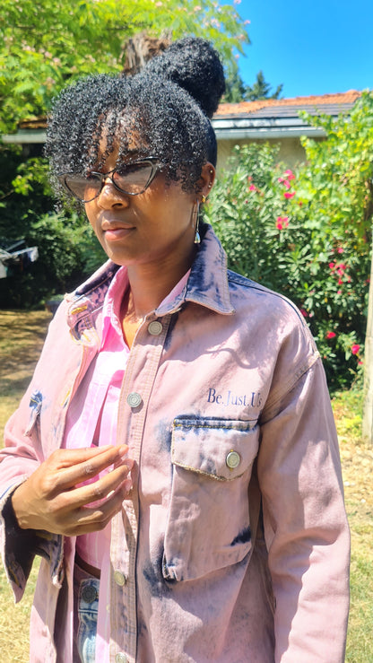 Veste en jeans Croix et Rayonnement