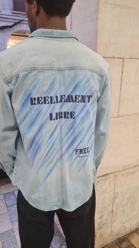 Surchemise en jeans "Réellement libre"