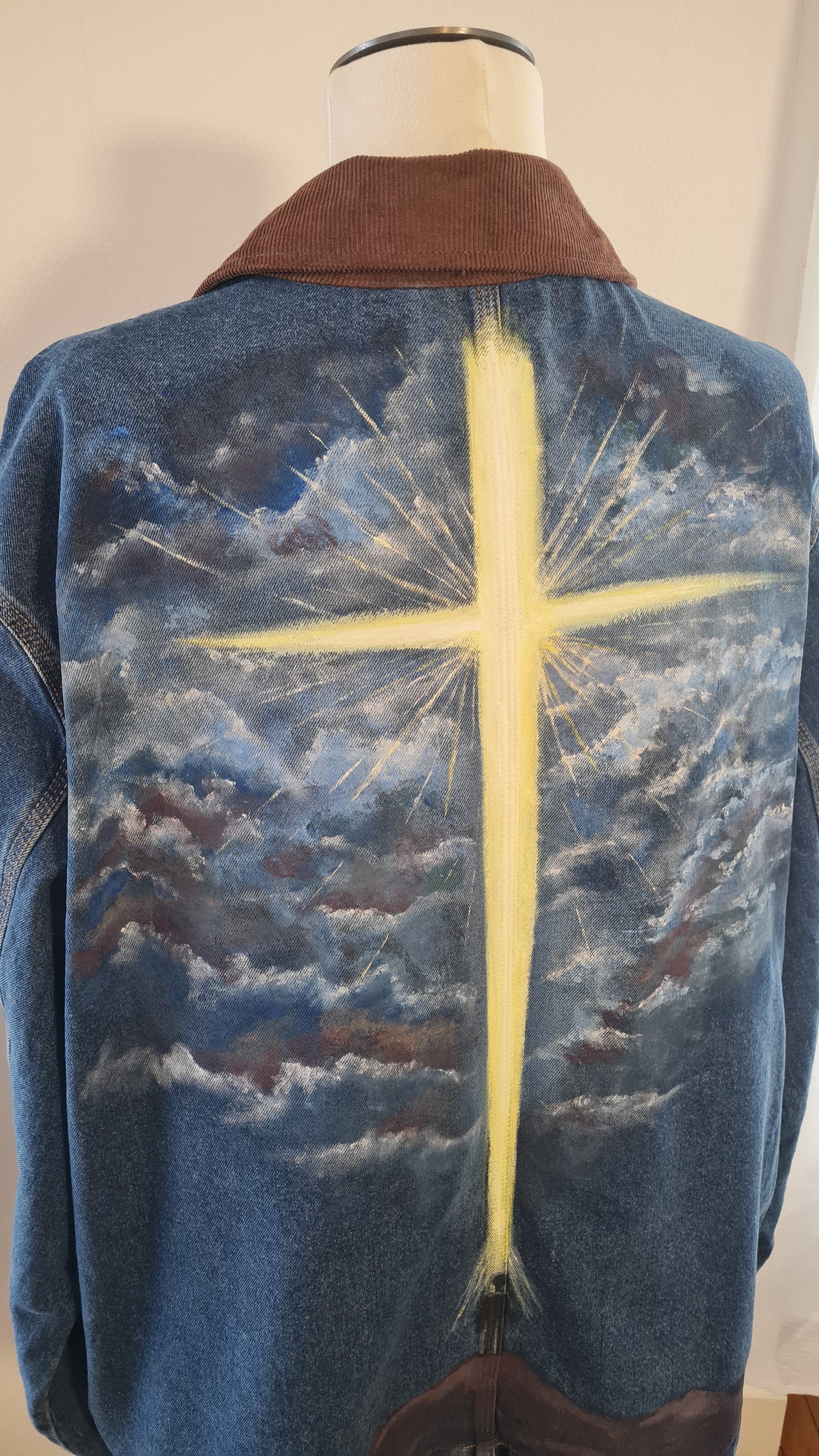 Veste en Jeans "Lumière venue des cieux"