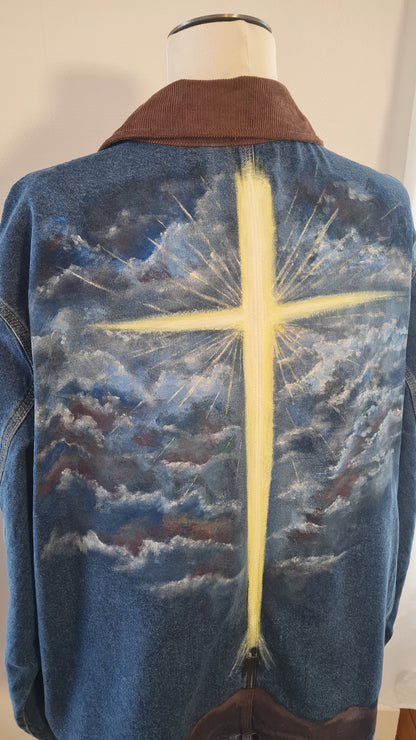 Veste en Jeans "Lumière venue des cieux"