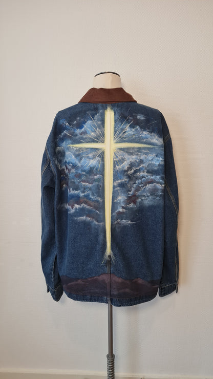 Veste en Jeans "Lumière venue des cieux"