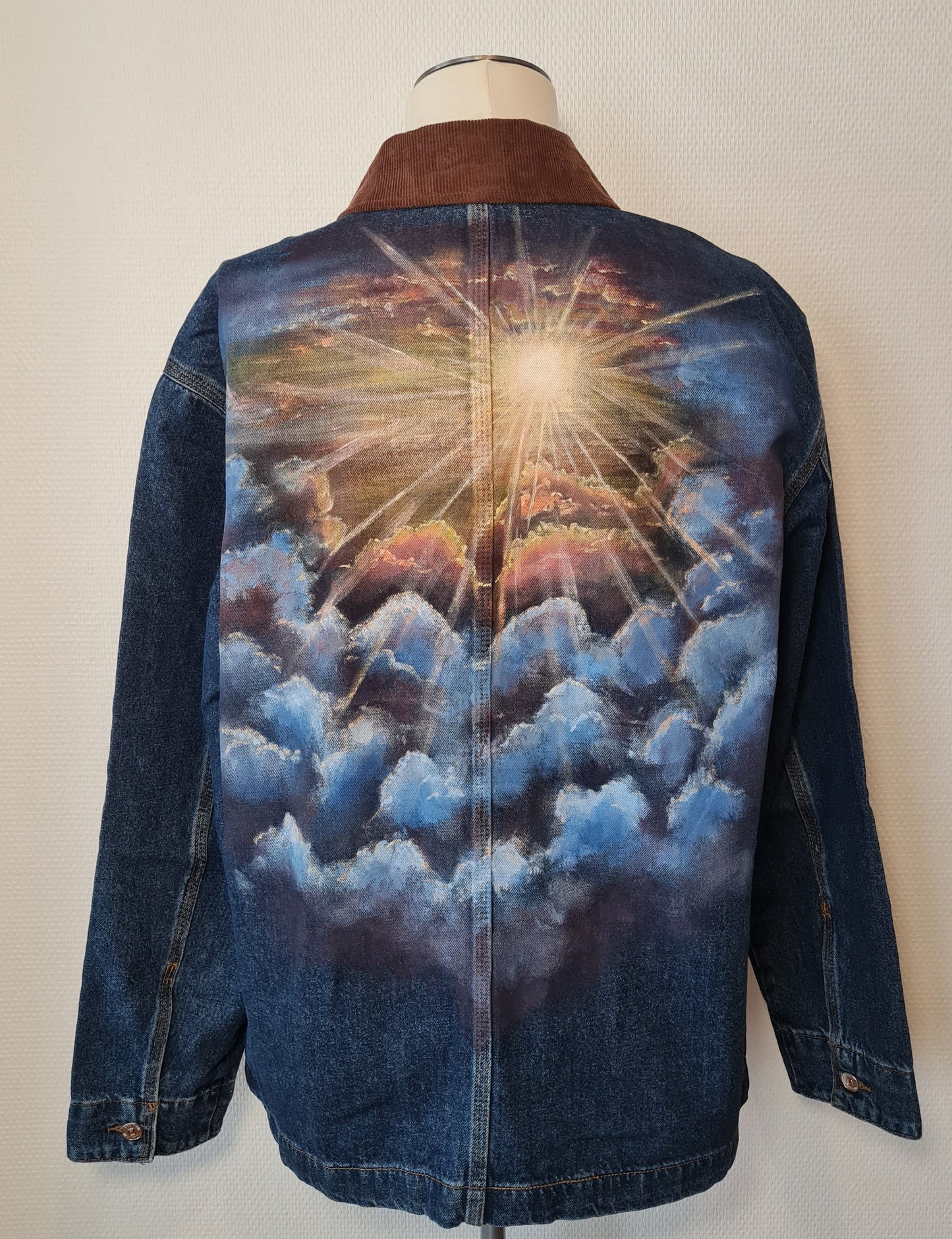 Veste en jean "Cieux ouverts"