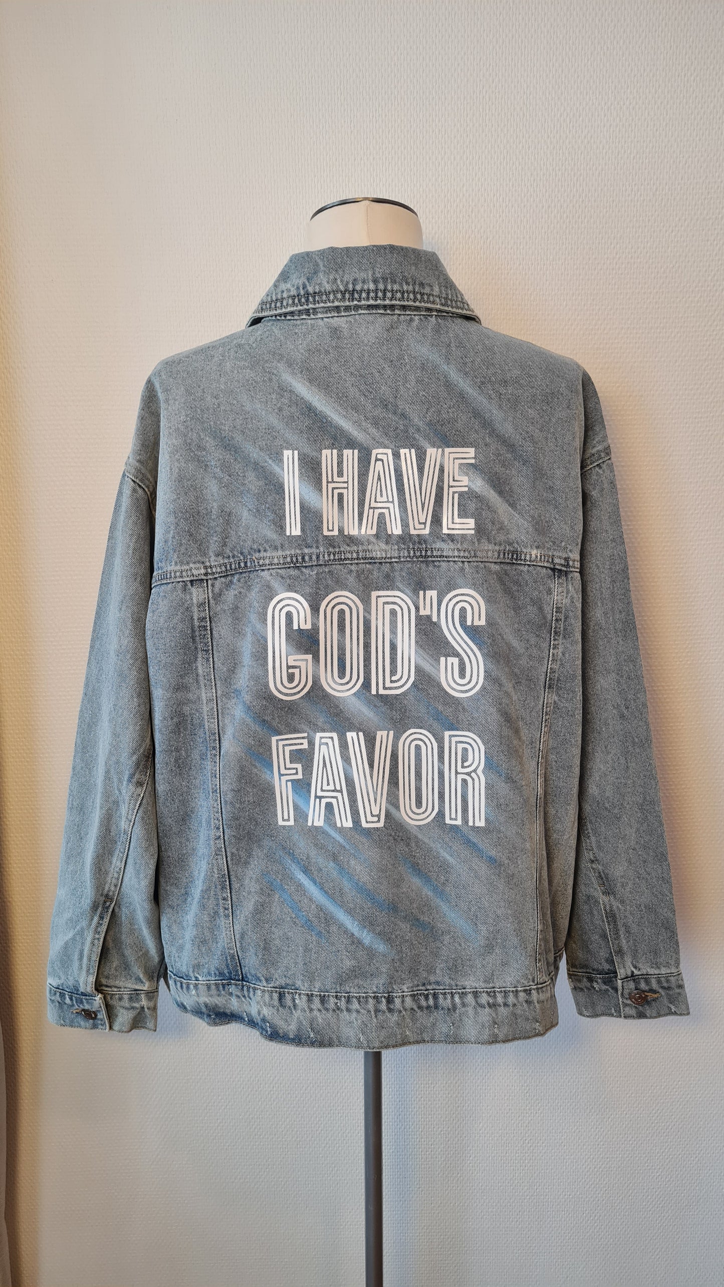 Veste en jeans "God's Favor"