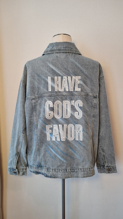 Veste en jeans "God's Favor"