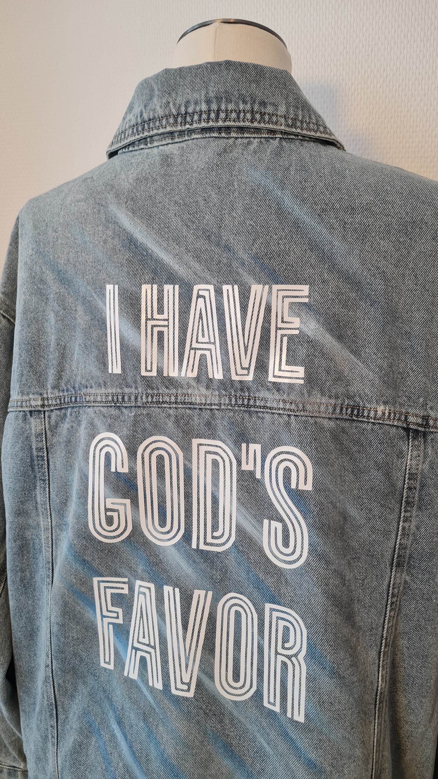 Veste en jeans "God's Favor"