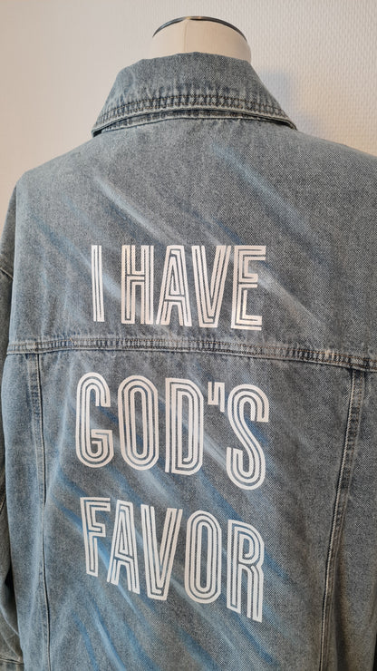 Veste en jeans "God's Favor"