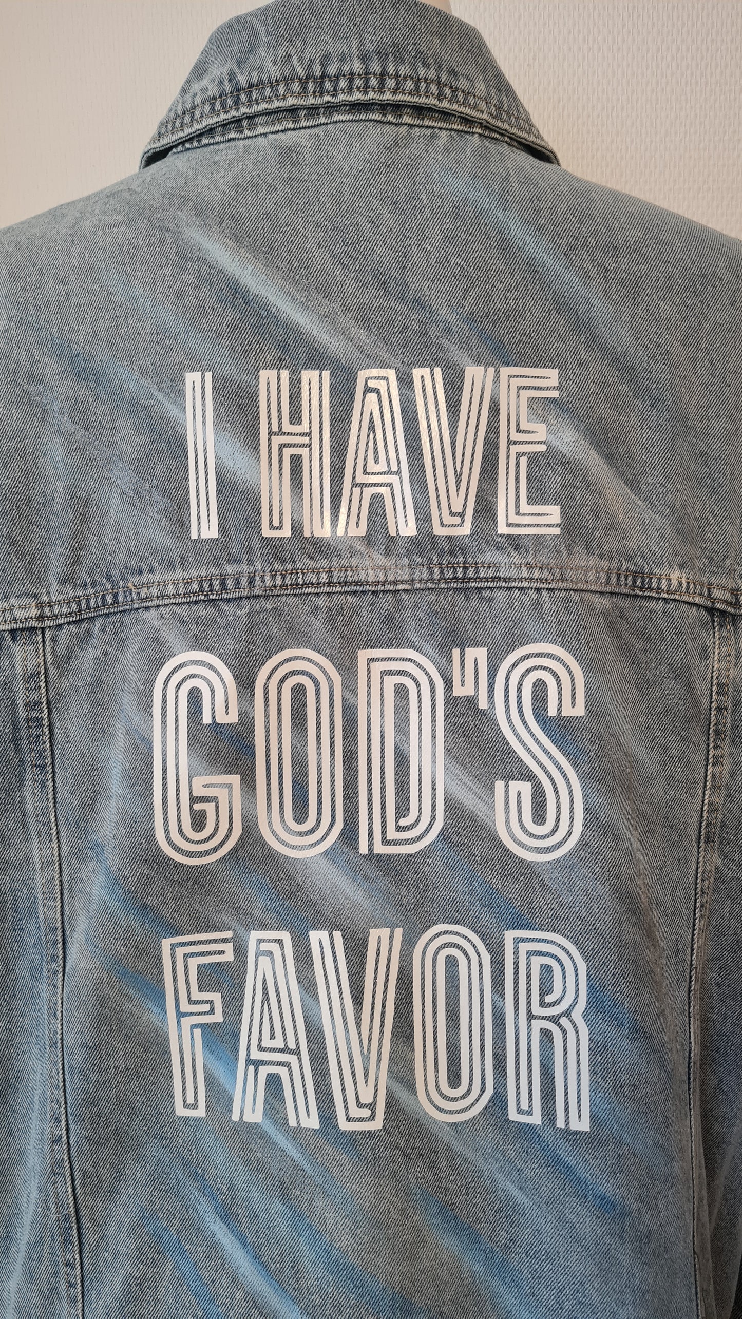 Veste en jeans "God's Favor"
