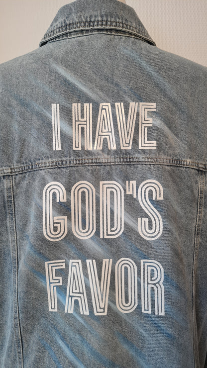 Veste en jeans "God's Favor"