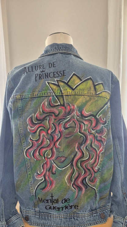 Veste en jeans "Allure de princesse"
