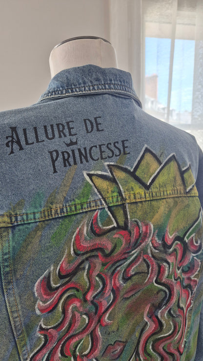 Veste en jeans "Allure de princesse"