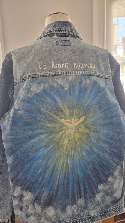 Veste en jean "Un Esprit nouveau"
