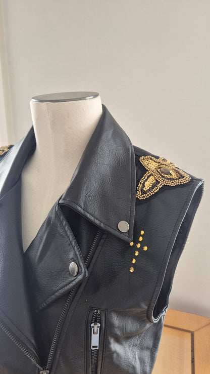 Veste en similicuir
