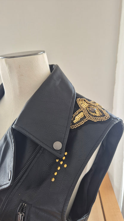 Veste en similicuir