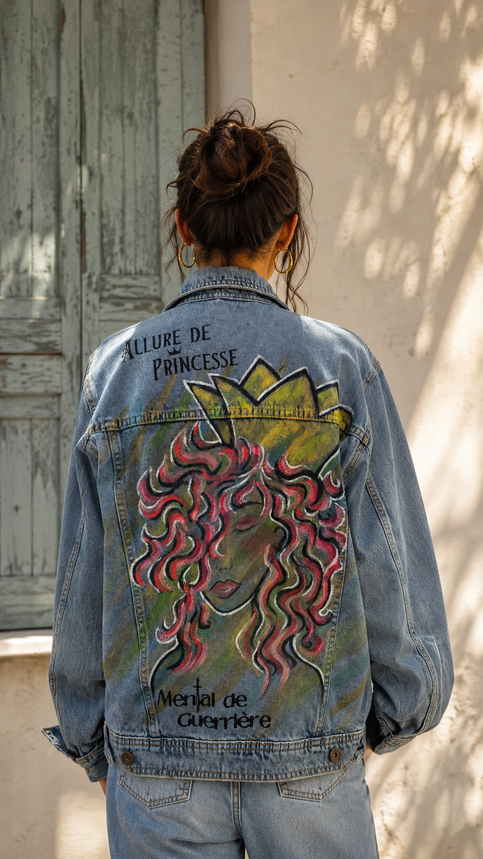 Veste en jeans "Allure de princesse"