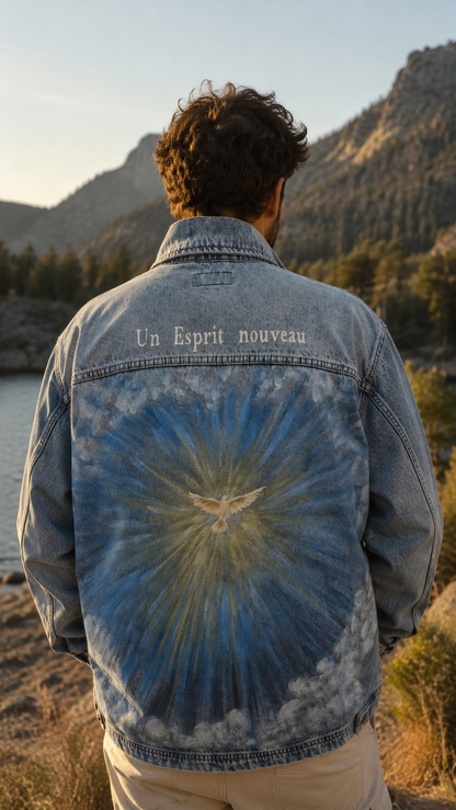 Veste en jean "Un Esprit nouveau"