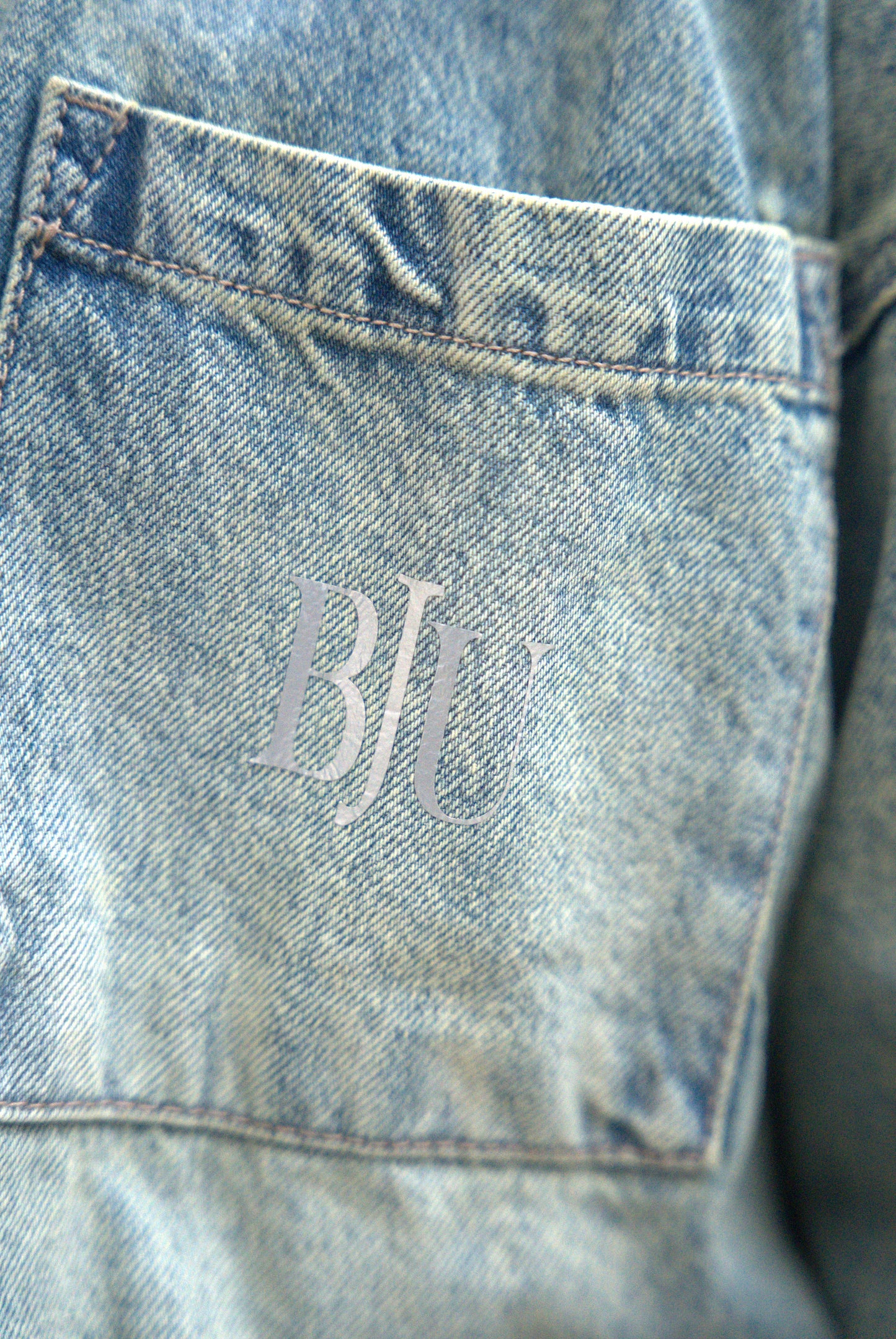 Veste en jeans "Réellement libre" Argenté