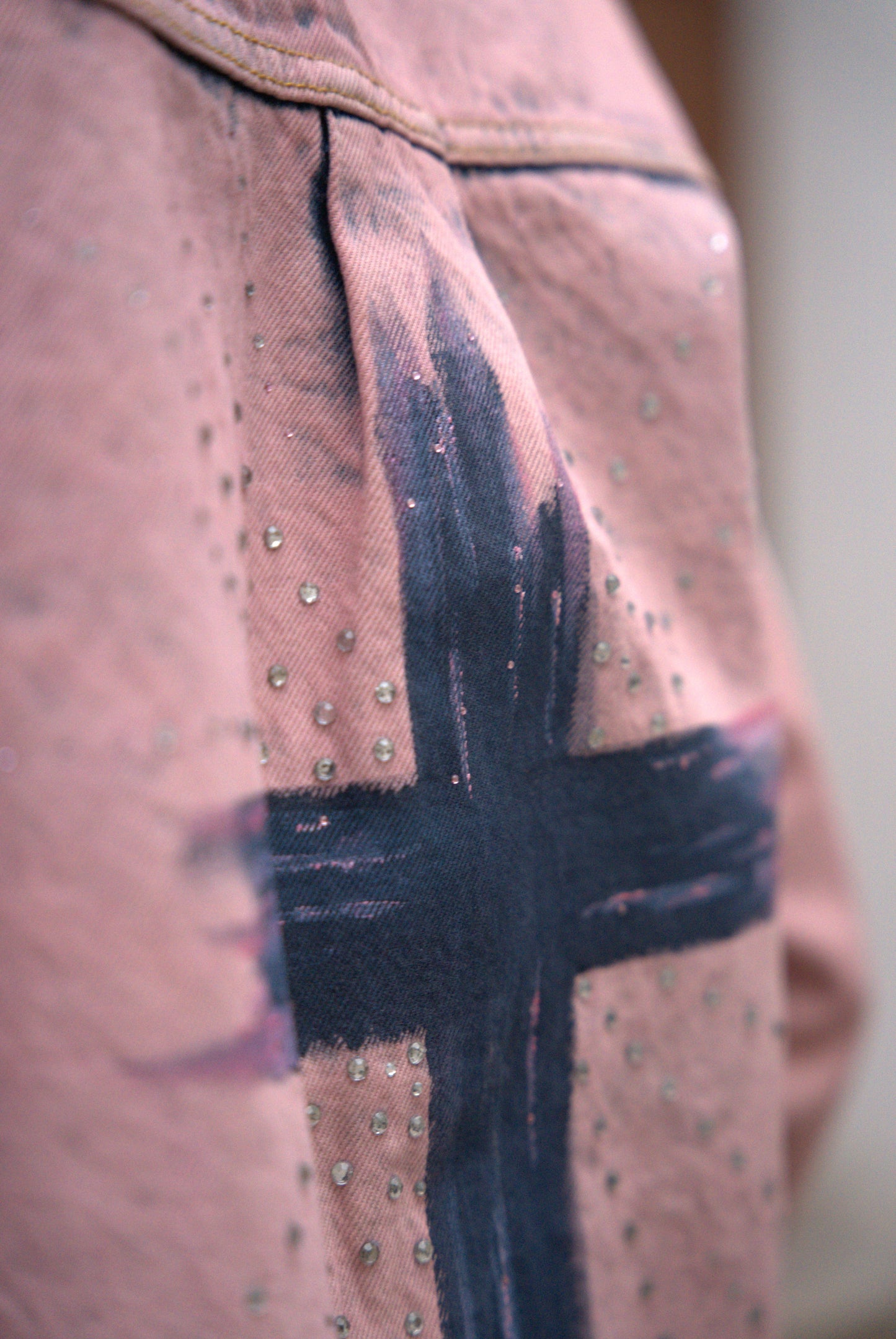 Veste en jeans Croix et Rayonnement