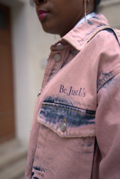 Veste en jeans Croix et Rayonnement