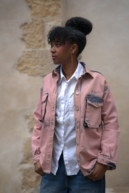 Veste en jeans Croix et Rayonnement