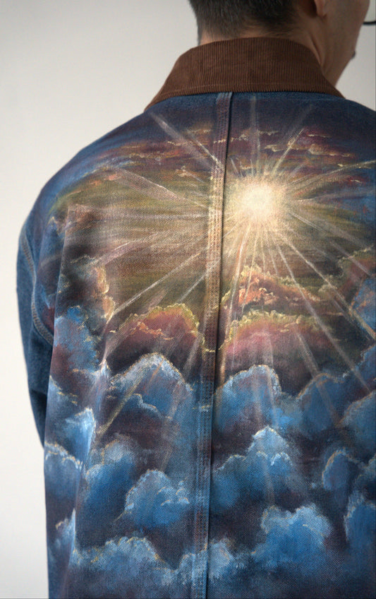 Veste en jean "Cieux ouverts"