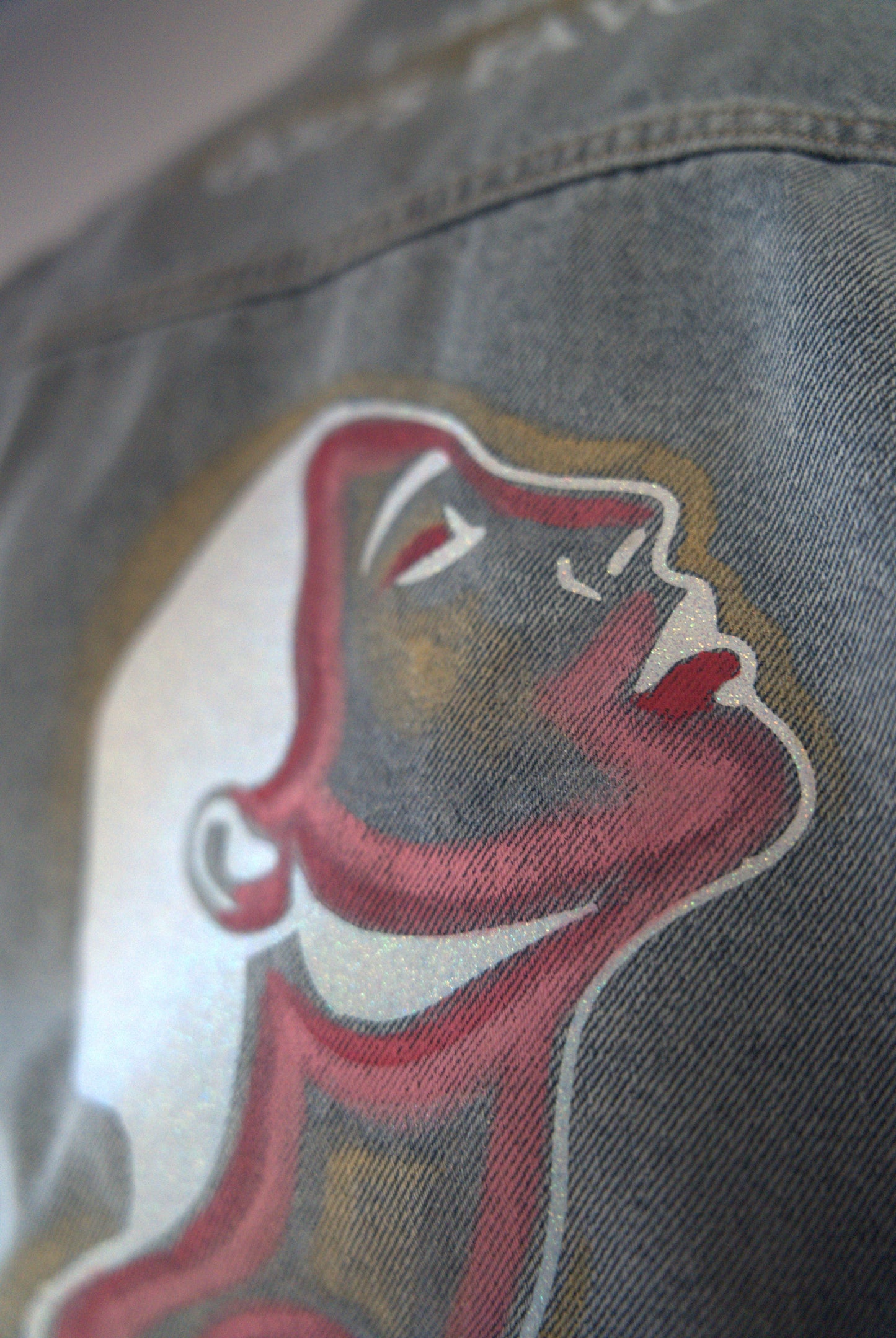 Veste en jeans "GOD'S FAVOR"