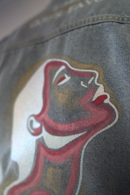 Veste en jeans "GOD'S FAVOR"