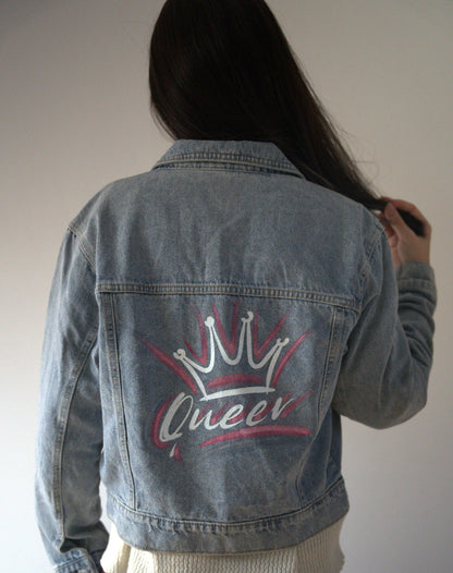 Veste en jeans "QUEEN"