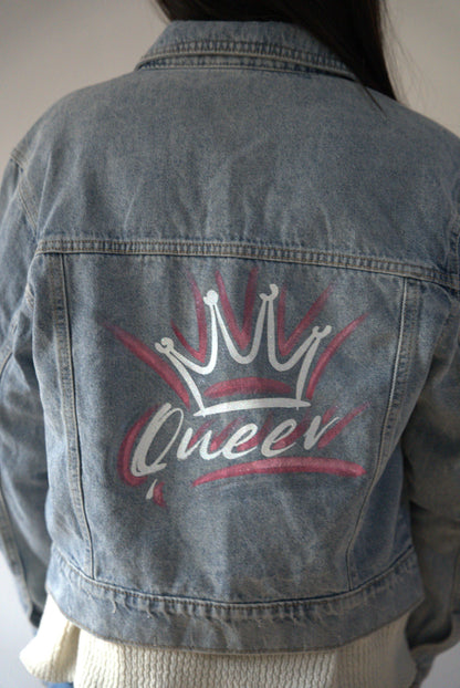 Veste en jeans "QUEEN"