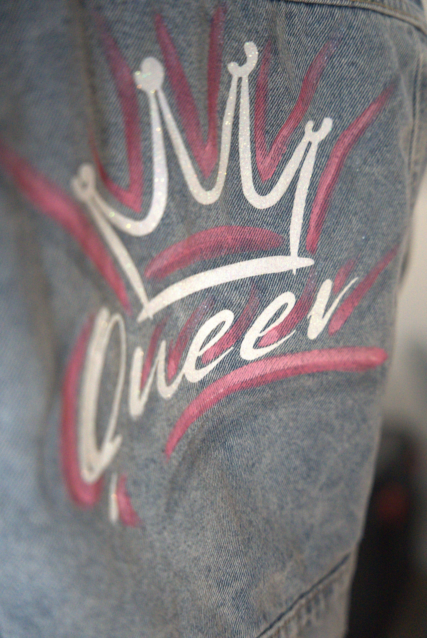 Veste en jeans "QUEEN"