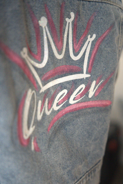 Veste en jeans "QUEEN"