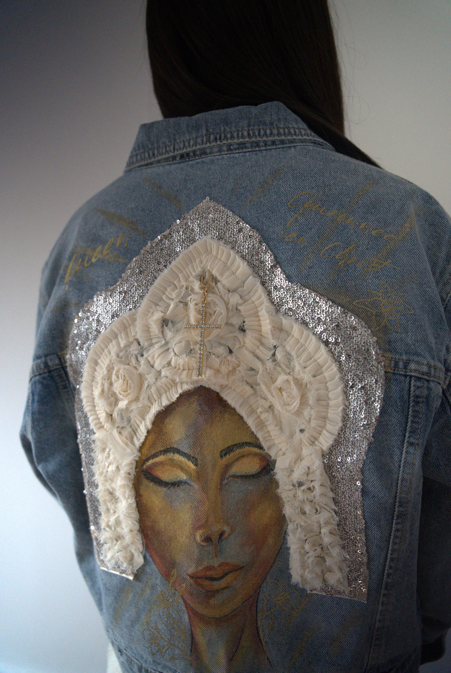 Veste en jeans "Queen"