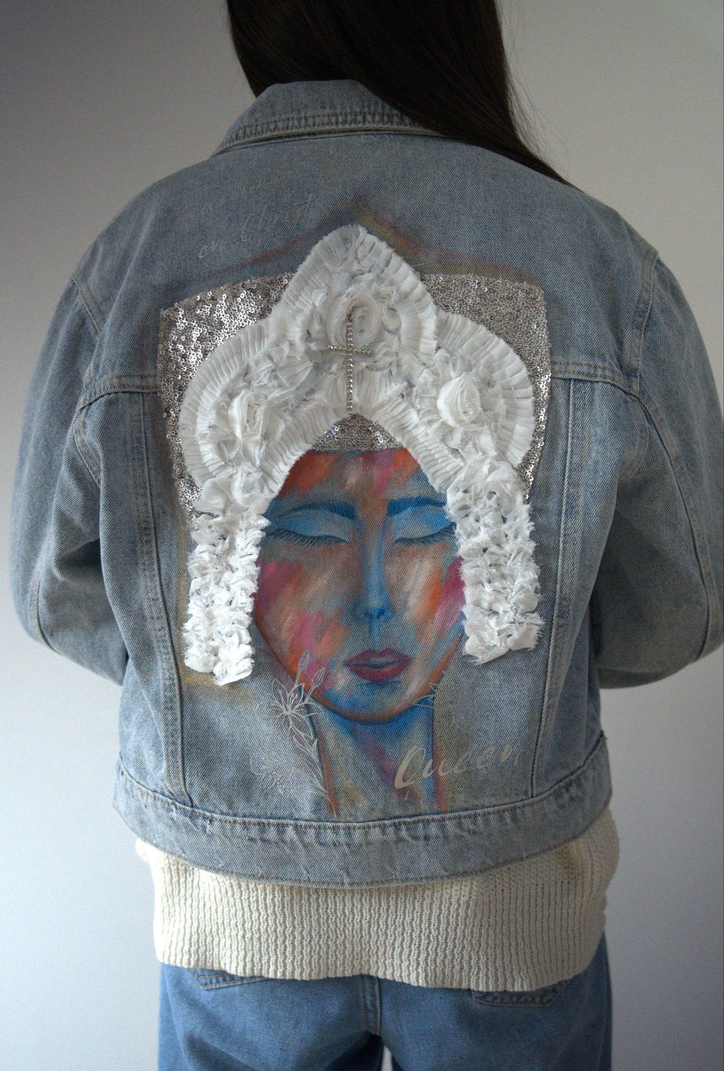 Veste en jeans "Queen"