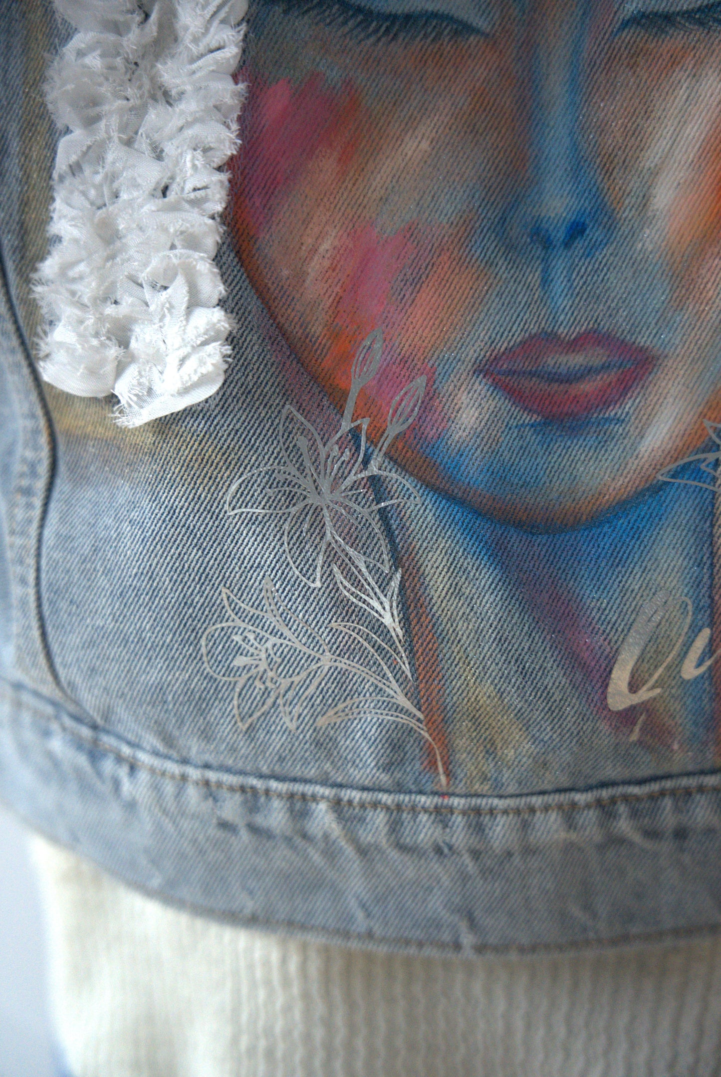 Veste en jeans "Queen"