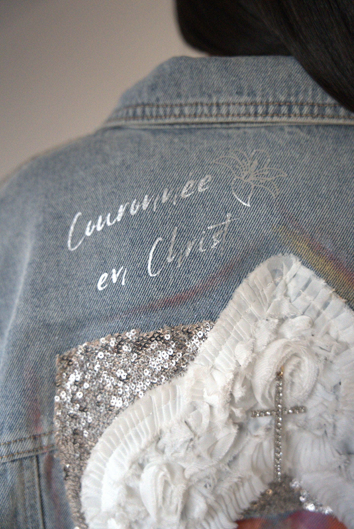 Veste en jeans "Queen"