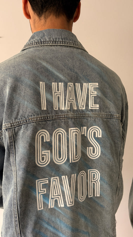 Veste en jeans "God's Favor"