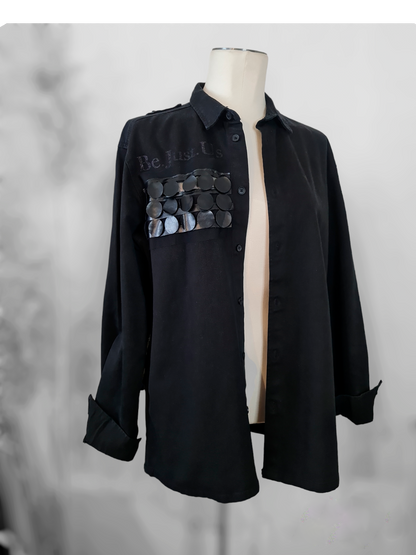 Veste en Jeans et Simili cuir - BeJustUs