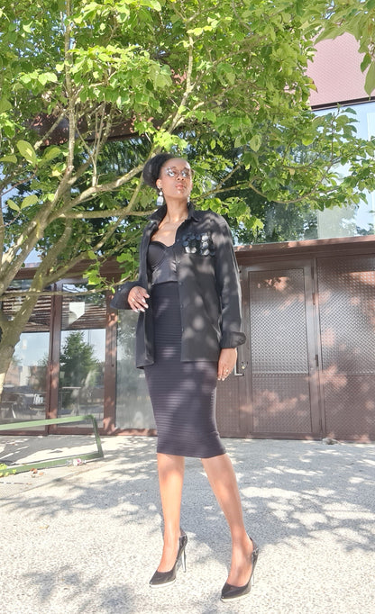 Veste en Jeans et Simili cuir - BeJustUs