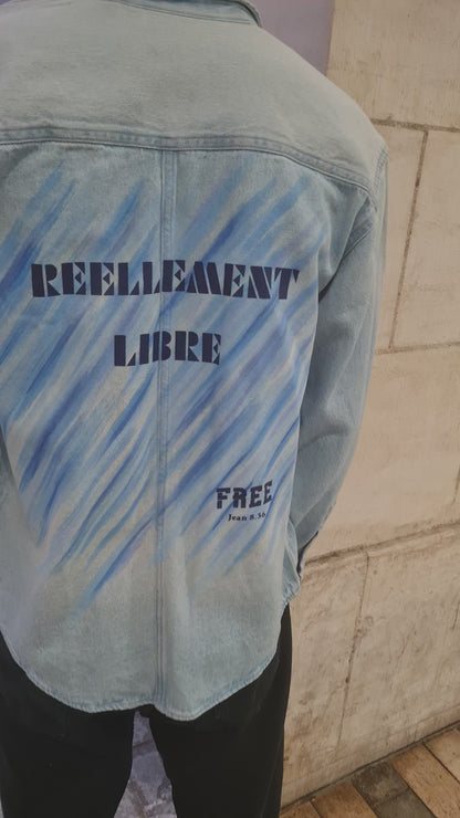 Surchemise en jeans "Réellement libre"