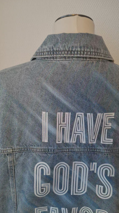 Veste en jeans "God's Favor"