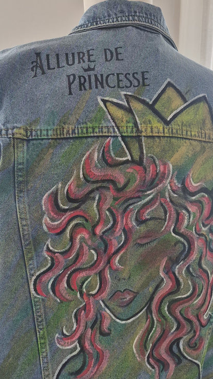 Veste en jeans "Allure de princesse"