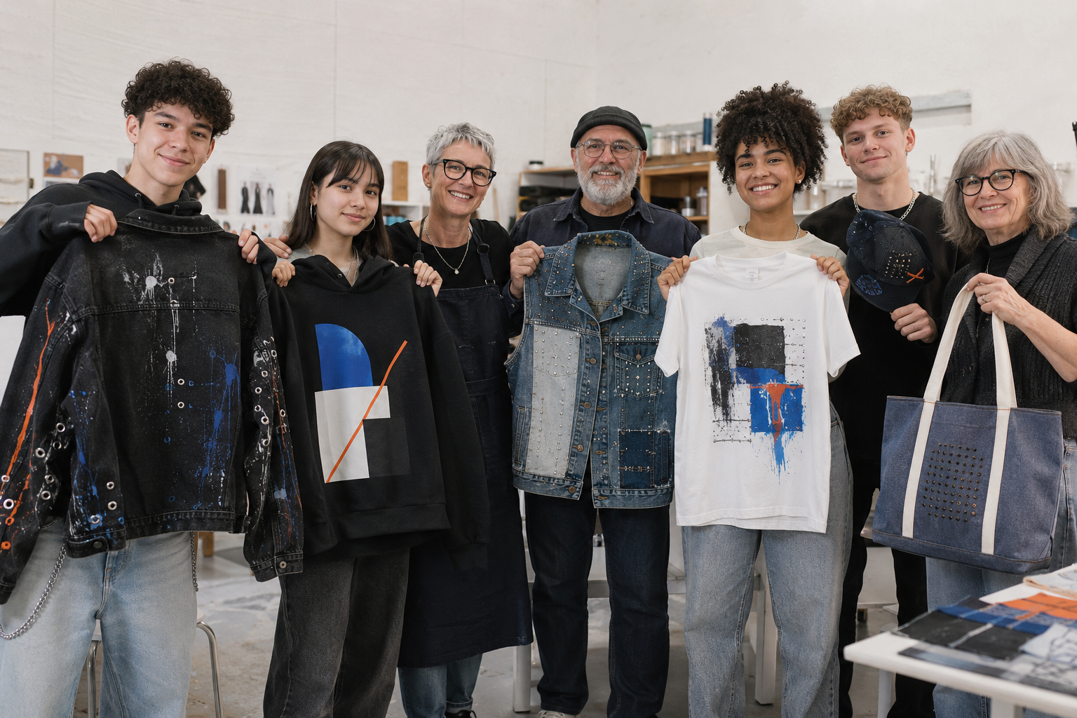 Vêtement personnalisé dans le cadre de l’atelier